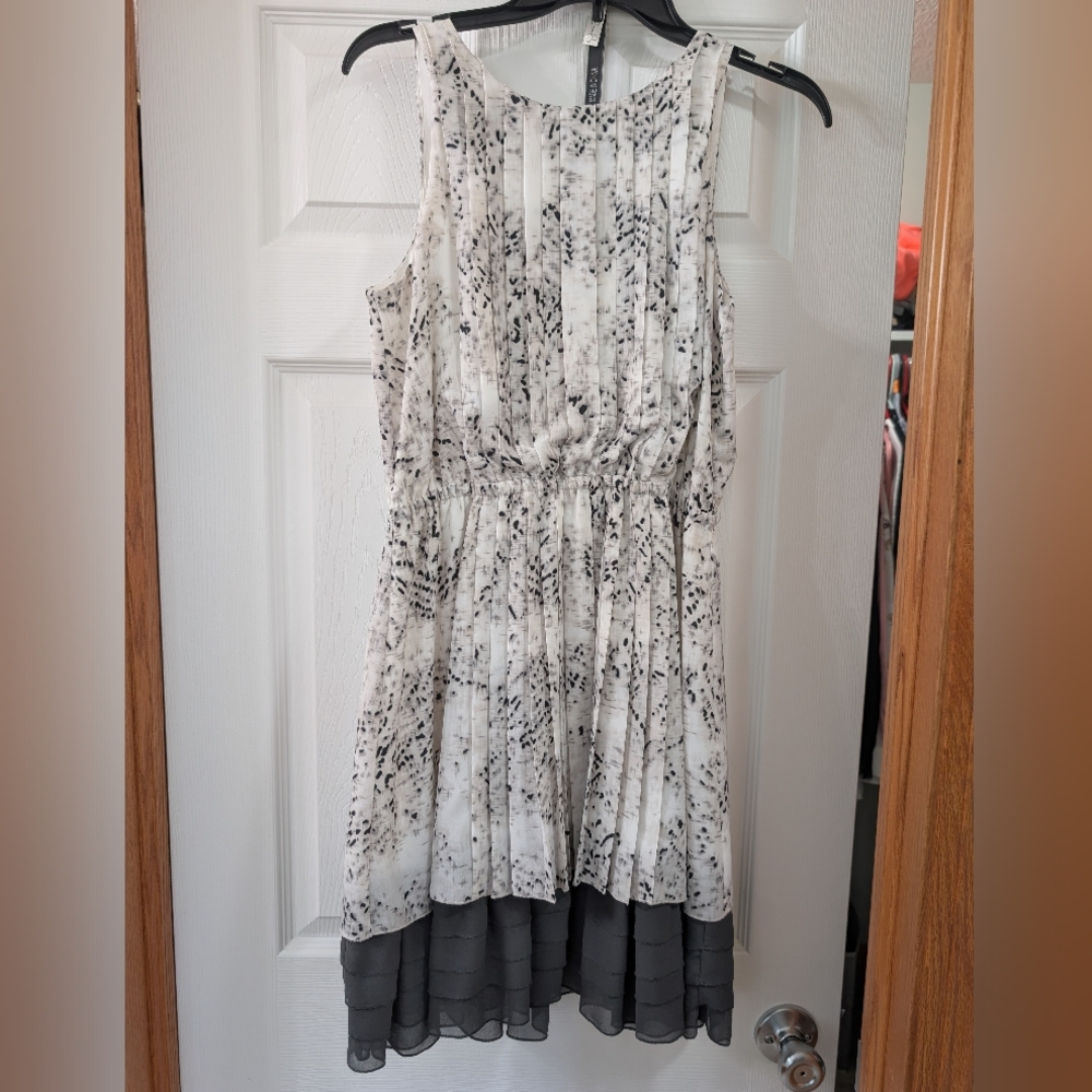 Jessica Simpson Pink and Orange Halter Sundress